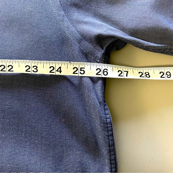 Cutter & Buck Dress Shirt Button Down Collar Short Sleeves Blue and White XXL - Picture 9 of 10